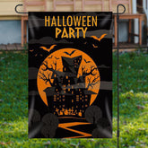 Lofaris Shadow Castle Moon Halloween Yard Flag Outside Decor